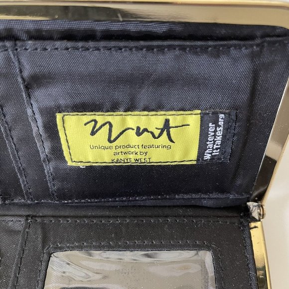 WHATEVER IT TAKES.ORG Kanye West Art Work Kiss Clasp Wallet Organizer Black - Picture 4 of 12